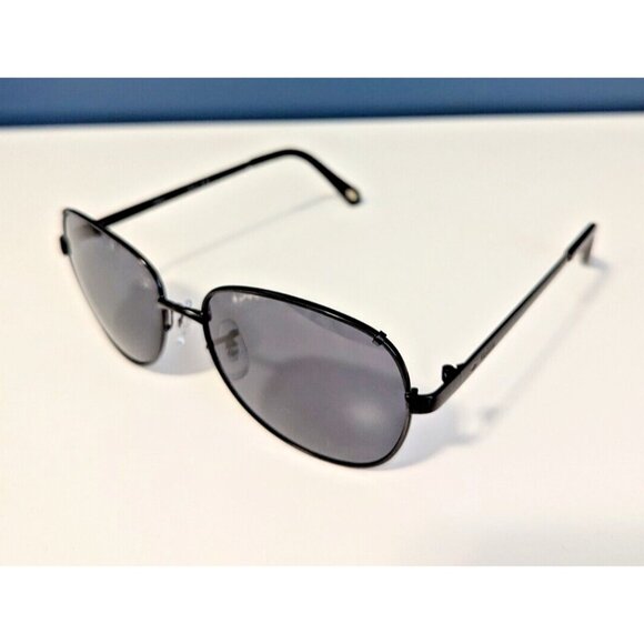 Fossil Men's Black Oval Metal Sunglasses FW107 BRAND NEW - Picture 4 of 7